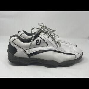 FootJoy Contour Golf Shoes, Size 12M Black/white